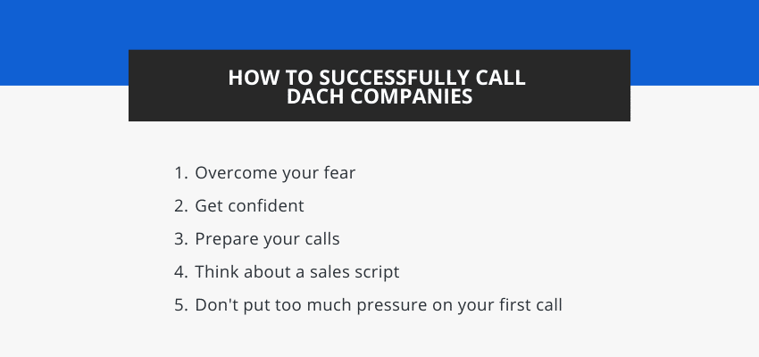 How to Successfully Call DACH Companies
