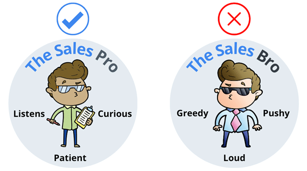 Sales Pro vs. Sales Bro